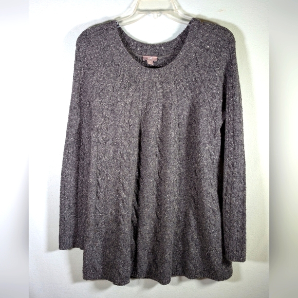 J. Jill Sweaters - J.Jill Charcoal Gray A-Line Sweater M